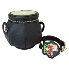 Hocus Pocus - Winifred Cauldron Lenticular Glow in the Dark 6 Inch Faux Leather Crossbody Bag