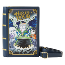 Hocus Pocus - Book Glow in the Dark 6 Inch Faux Leather Crossbody Bag