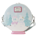 Disney - Mickey & Friends Pastel Snowglobe 7 Inch Faux Leather Crossbody Bag