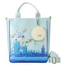 Peter Pan (1953) - You Can Fly Glow in the Dark 13 Inch Faux Leather Tote Bag