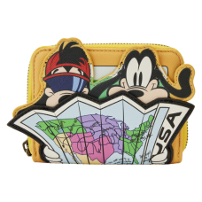 A Goofy Movie - Road Trip 4 Inch Faux Leather Zip-Around Wallet