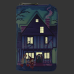 Hocus Pocus - Sanderson Sisters House Glow in the Dark 4 Inch Faux Leather Zip-Around Wallet