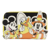 Disney - Mickey & Friends Candy Corn 4 Inch Faux Leather Zip-Around Wallet