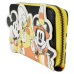 Disney - Mickey & Friends Candy Corn 4 Inch Faux Leather Zip-Around Wallet