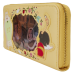 Beauty and the Beast (1991) - Belle Lenticular Princess Series 4 Inch Faux Leather Zip-Around Wristlet Wallet