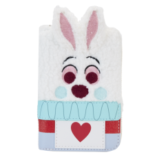 Alice in Wonderland (1951) - White Rabbit Cosplay 4 Inch Faux Leather Zip-Around Wallet