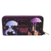 Disney Villains - Curse Your Hearts 4 Inch Faux Leather Zip-Around Wristlet Wallet