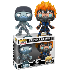 Mortal Kombat X - Scorpion and Sub Zero Pop! Vinyl Figure 2-Pack ***Non-Mint Box***