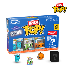 Pixar - Sulley, Mike Wazowski, Nemo & Mystery Bitty Pop! Vinyl Figure 4-Pack