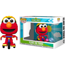 Sesame Street - Elmo on Trike Flocked Pop! Rides Vinyl Figure