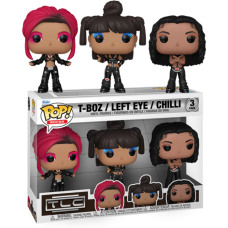 TLC: No Scrubs - T-Boz, Left Eye & Chilli Pop! Vinyl Figure 3-Pack