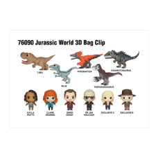 Jurassic World - 3D PVC Bag Clips Blind Bag (Display of 24)