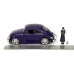 Wednesday (TV) - VW Beetle (with Wednesday) 1:24 Scale Diecast Vehicle