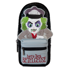 Beetlejuice - Here Lies Betelgeuse Tour Guide 8 Inch Faux Leather Pencil Case