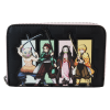 Demon Slayer - Heroes Group 4 Inch Faux Leather Zip-Around Wallet