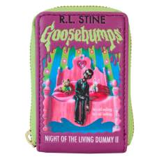 Goosebumps - Night of the Living Dummy Book Cover 4 Inch Faux Leather Accordion Wallet