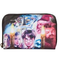 Harry Potter - Philosopher’s Stone 4 Inch Faux Leather Zip-Around Wallet