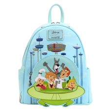 The Jetsons - Spaceship 10 Inch Faux Leather Mini Backpack