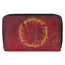 The Lord of the Rings - The One Ring Glow in the Dark 4 Inch Faux Leather Zip-Around Wallet