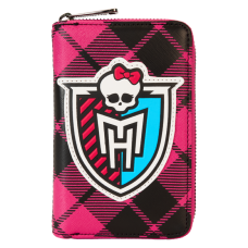 Monster High - Logo 4 Inch Faux Leather Zip-Around Wallet