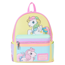 My Little Pony - Color Block 10 Inch Faux Leather Mini Backpack