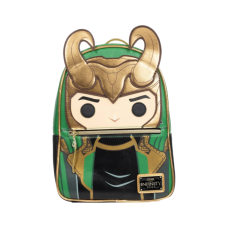 Marvel - Pop! Loki Cosplay 10 Inch Faux Leather Mini Backpack