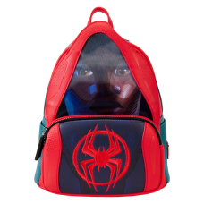 Spider-Man: Across the Spider-Verse (2023) - Miles Hoodie Cosplay Lenticular 10 Inch Faux Leather Mini Backpack