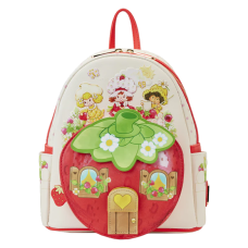 Strawberry Shortcake - Strawberry House Scented 10 Inch Faux Leather Mini Backpack