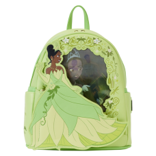 The Princess and the Frog - Tiana Princess Lenticular 10 Inch Faux Leather Mini Backpack