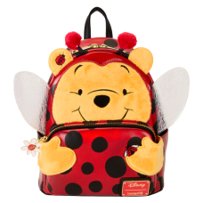 Winnie the Pooh - Ladybug Cosplay 10 Inch Faux Leather Mini Backpack