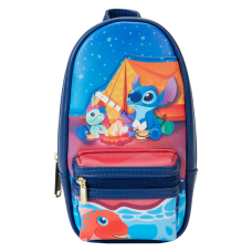 Lilo & Stitch - Camping Cuties 8 Inch Faux Leather Pencil Case