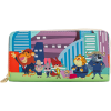 Zootopia - Chibi Group 8 Inch Faux Leather Zip-Around Wallet