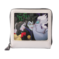 Disney Villains - Villains Club Polaroid 4 Inch Faux Leather Zip-Around Wallet