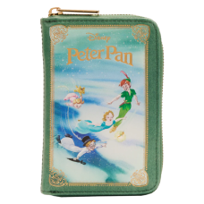 Peter Pan (1953) - Book 4 Inch Faux Leather Zip-Around Wallet