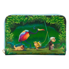 Up - Jungle Stroll 4 Inch Faux Leather Zip-Around Wallet