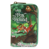 The Fox and the Hound (1981) - Book 4 Inch Faux Leather Zip-Around Wallet