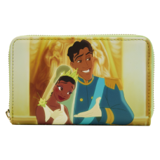 The Princess and the Frog - Scenes 4 Inch Faux Leather Zip-Around Wallet