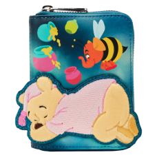 Winnie the Pooh - Heffa-Dream Glow in the Dark 4 Inch Faux Leather Zip-Around Wallet