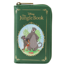 The Jungle Book (1967) - Book 4 Inch Faux Leather Zip-Around Wallet