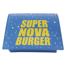 Toy Story - Pizza Planet Super Nova Burger Glow in the Dark 4 Inch Faux Leather Zip-Around Wallet