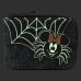 Disney - Minnie Mouse Spider Glow in the Dark 4 Inch Faux Leather Accordion Wallet