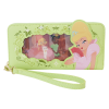 The Princess and the Frog - Tiana Princess Lenticular 4 Inch Faux Leather Zip-Around Wristlet