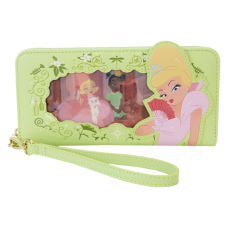 The Princess and the Frog - Tiana Princess Lenticular 4 Inch Faux Leather Zip-Around Wristlet