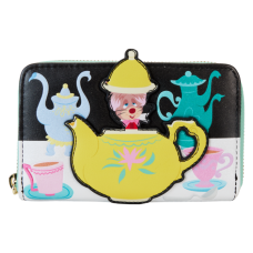 Alice in Wonderland (1951) - Unbirthday 4 Inch Faux Leather Zip-Around Wallet