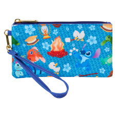 Lilo & Stitch - Camping Cuties 4 Inch Nylon Wristlet Wallet