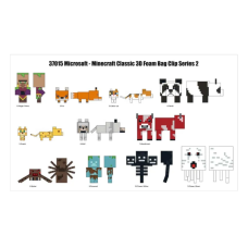 Minecraft - 3D Foam Bag Clips Blind Bag 24ct CDU (Series 2)