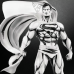 Superman - John Byrne's Superman Black & White Version 1/8th Scale PVC Statue