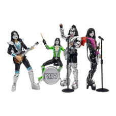 Kiss - The Band Vegas Outfits 4-Pack BST AXN 5 Inch Action Figure Set [SDCC Exclusive]