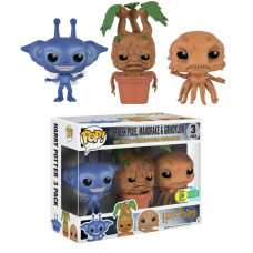 Harry Potter - Cornish Pixie, Mandrake and Grindylow Pop! Minis Vinyl Figure 3-Pack *Non-Mint Box*